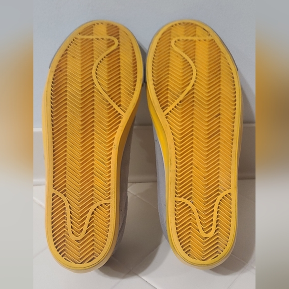 Nike Blazer High Cool Grey Yellow Men's Size 9.5 - Picture 9 of 9